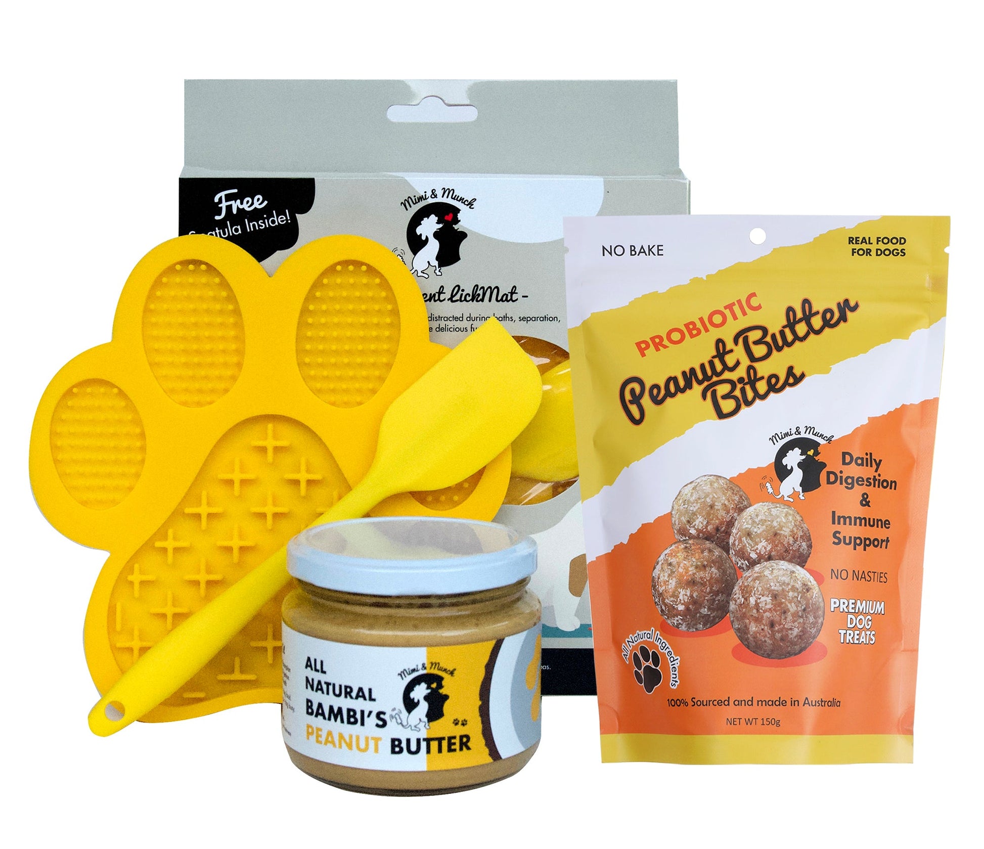 Peanut Butter Lovers Dog Treat Bundle - Mimi & Munch AU - Gift Box
