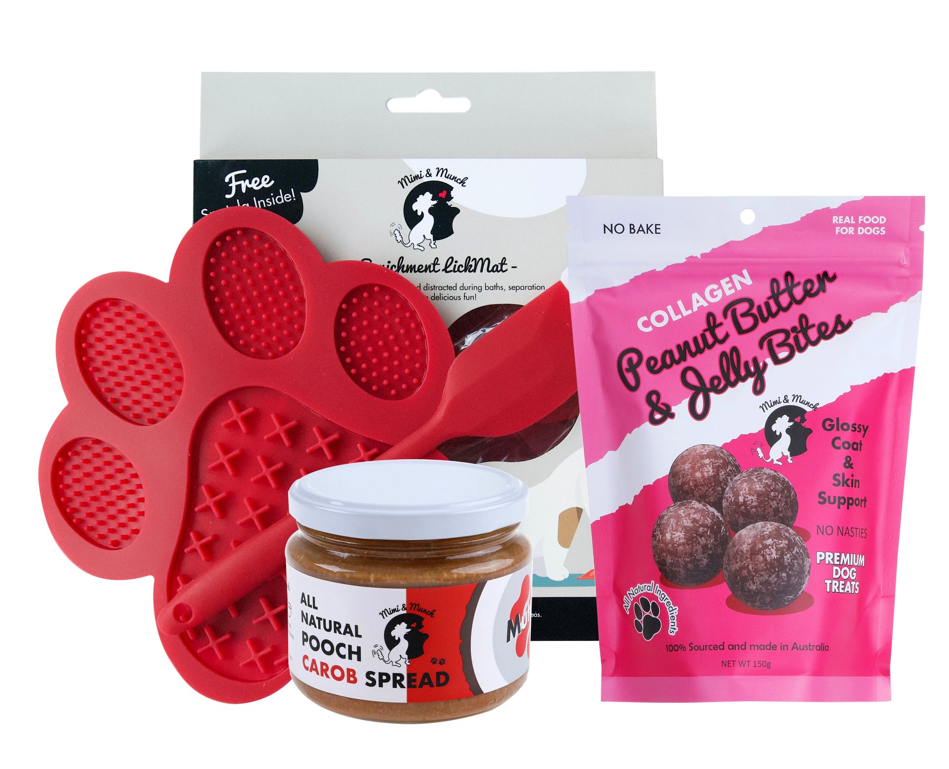 Peanut Butter Lovers Dog Treat Bundle - Mimi & Munch AU - Gift Box