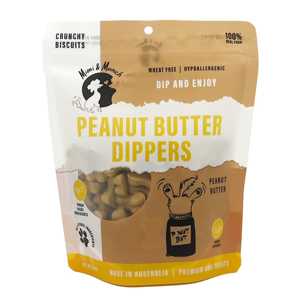 Peanut Butter Dipper Natural Dog Treats - Mimi & Munch AU - Baked Treats