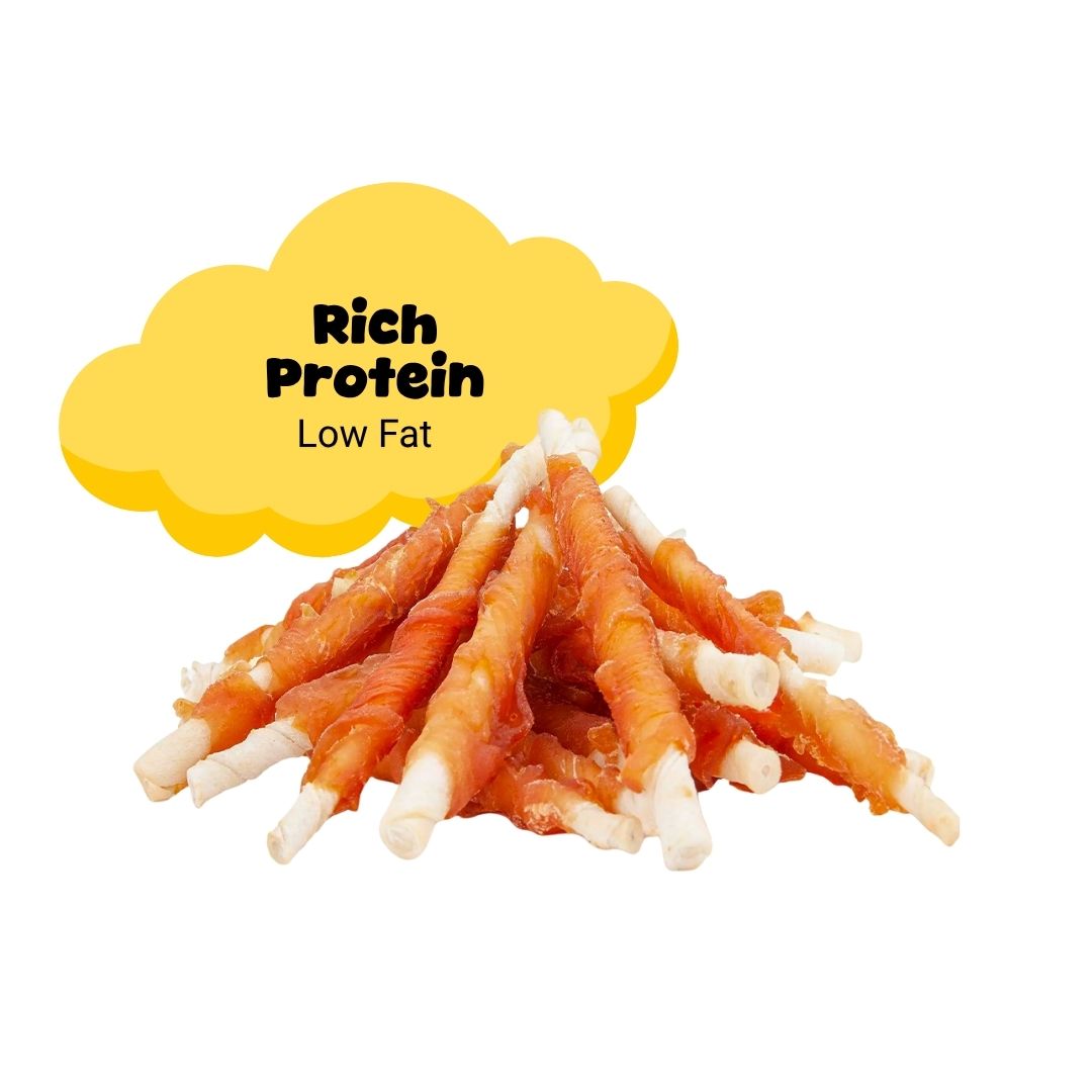 Rawhide Chicken Twist 500g