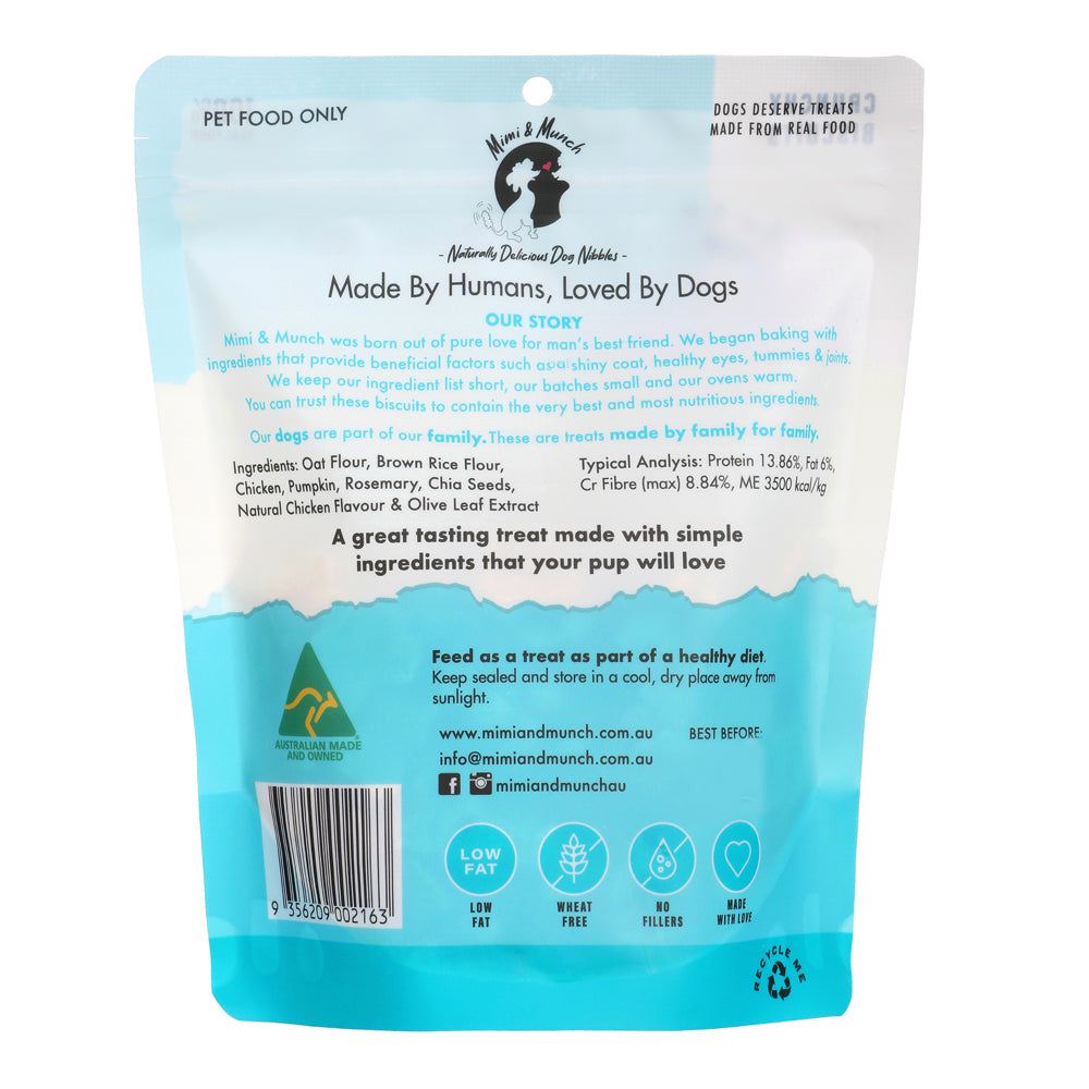 Roast Chicken Biscuits Natural Dog Treats 180g