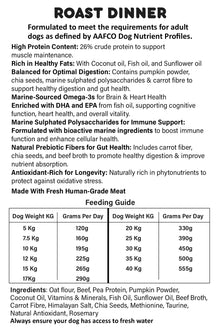 Doggios Roast Dinner - Tasty Beef Dog Food 1.25kg