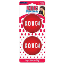 KONG Dog Signature Balls 2pk Large