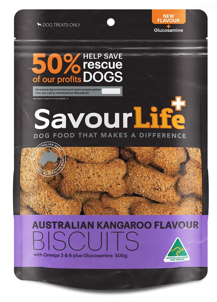 Savour Life Kangaroo Biscuits 500g
