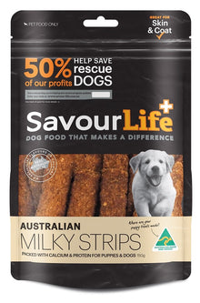 Savour Life Milky Strips 150g