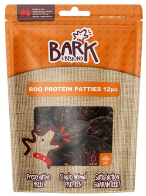 Bark & Beyond Roo Protein Patties 12pc