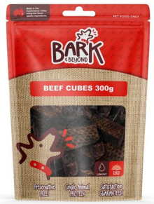 Bark & Beyond Beef Cubes 300g