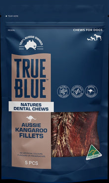 True Blue DOG Aussie Kangaroo Fillets 5pk