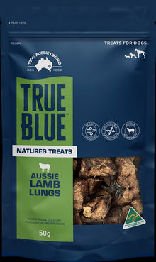True Blue DOG Aussie Lamb Lung 50g