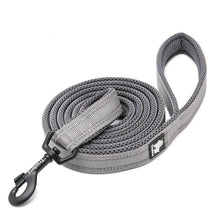 Reflective Dog Leash - 2m Grey - XS