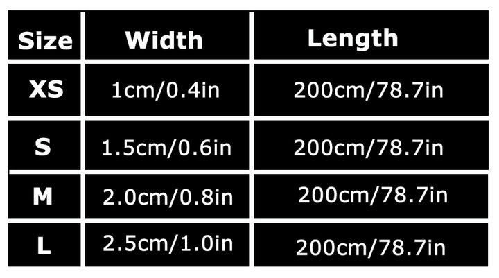 Reflective Pet Leash - 2m - Orange - XS