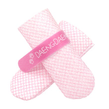 28pc Pink Waterproof Disposable Dog Shoes - Size M