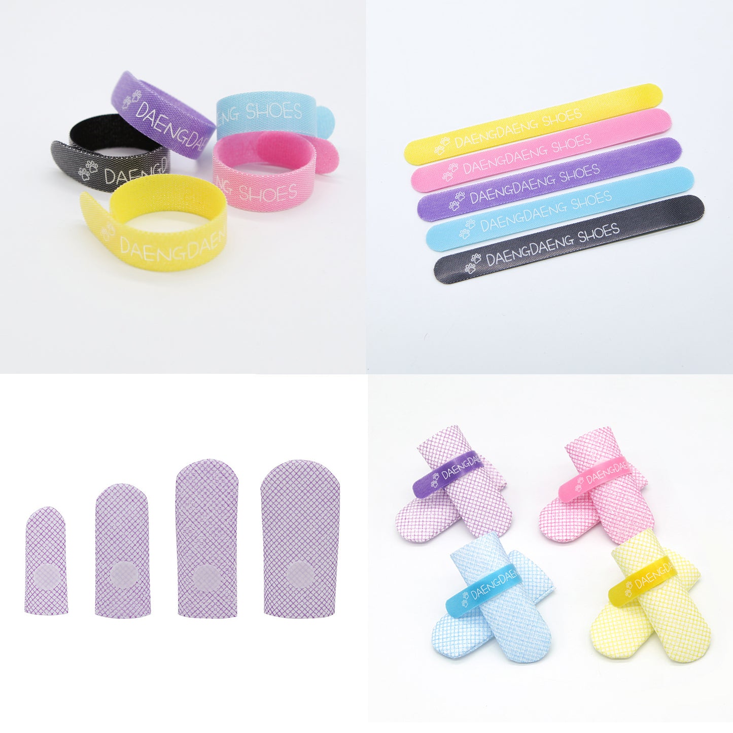 28pc Waterproof Disposable Dog Shoes - Violet