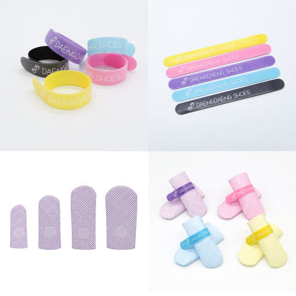 28pc Waterproof Disposable Dog Shoes - Violet