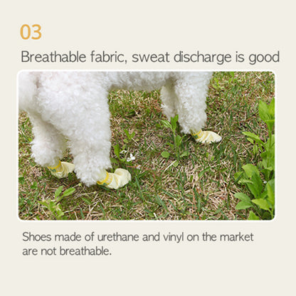 28pc Waterproof Disposable Dog Shoes - Violet