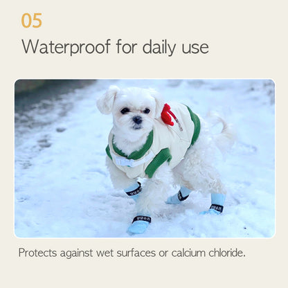 28pc Waterproof Disposable Dog Shoes - Violet