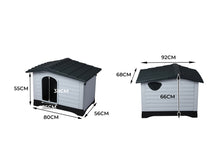 PaWz Dog Kennel Outdoor Indoor Plastic L Grey-1910112970902474754