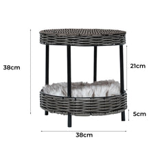 PaWz Rattan Pet Bed Elevated Raised-1910112971720364034