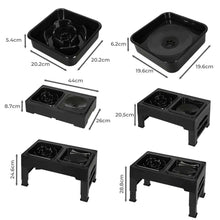 PaWz Elevated Pet Feeder 4 Height Adjustable-1910112479602675714