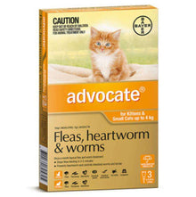 Advocate Cat under 4kg 3pk Pet Savers