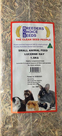 BCS Small Animal Bedding/Feed Oaten Hay Briefcase 2.5kg Pet Savers