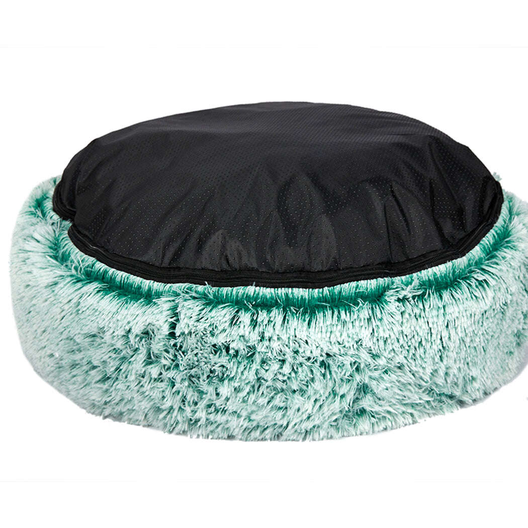 PaWz Pet Bed Cat Dog Donut Nest Calming L Teal Large-1910112957493284869