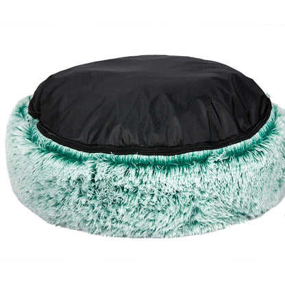 PaWz Pet Bed Cat Dog Donut Nest Calming L Teal Large-1910112957493284869