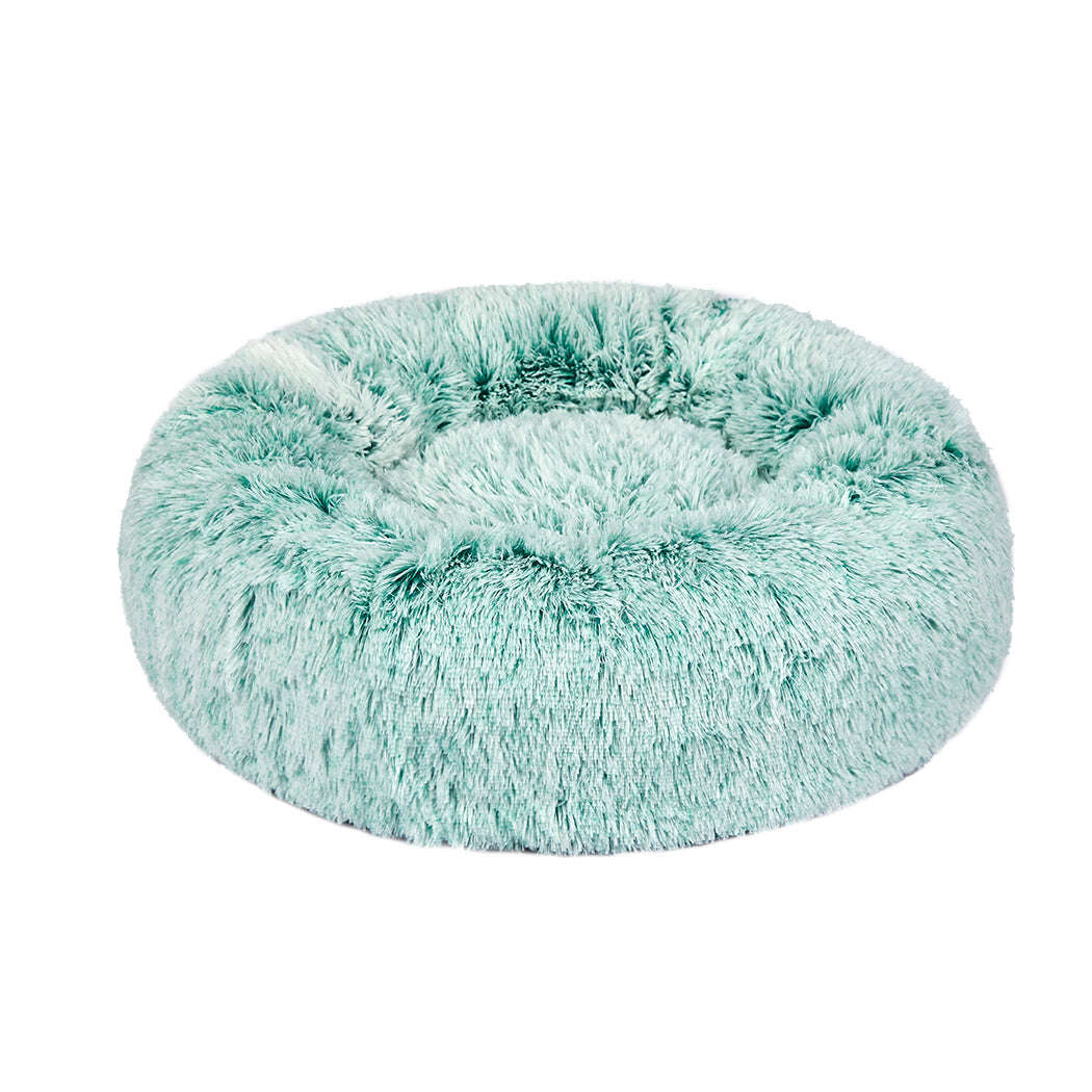 PaWz Pet Bed Cat Dog Donut Nest Calming L Teal Large-1910112957493284864