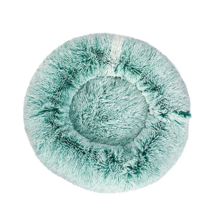 PaWz Pet Bed Cat Dog Donut Nest Calming L Teal Large-1910112957493284865
