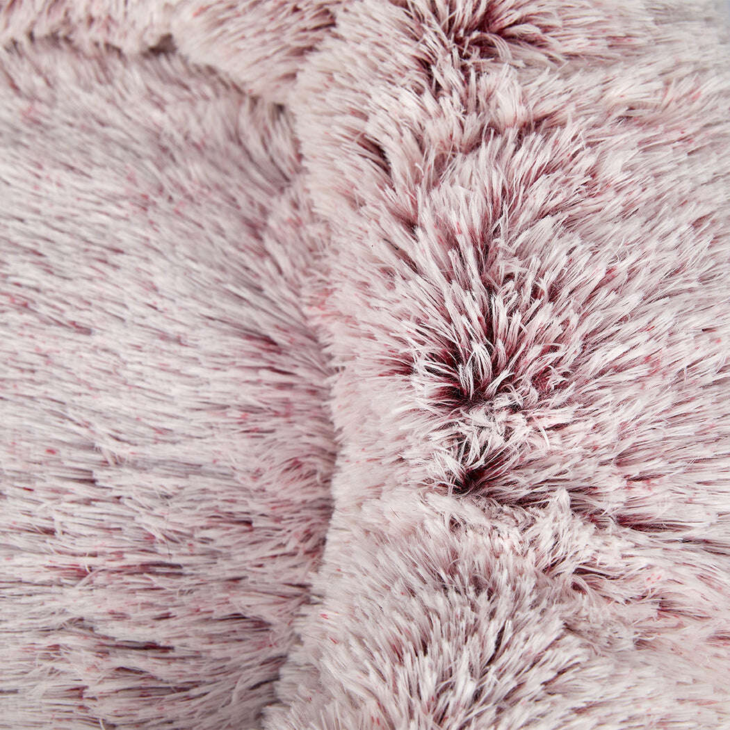 PaWz Pet Bed Cat Dog Donut Nest Calming XL Pink X-Large-1910112960085364738