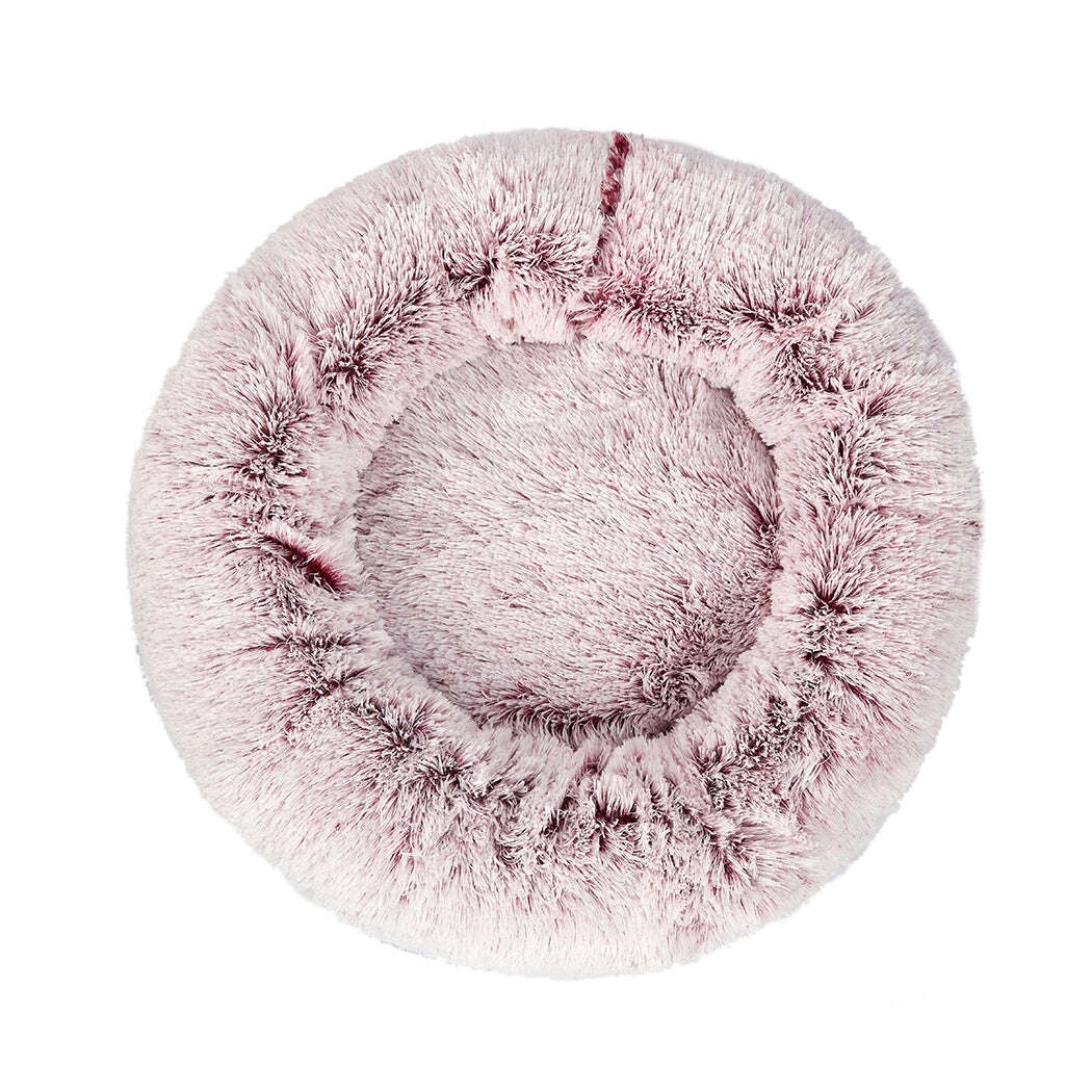 PaWz Pet Bed Cat Dog Donut Nest Calming XL Pink X-Large-1910112960085364736