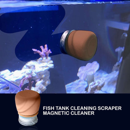 Corner Moss Magnet Aquarium Scraper - Brown Pet Savers