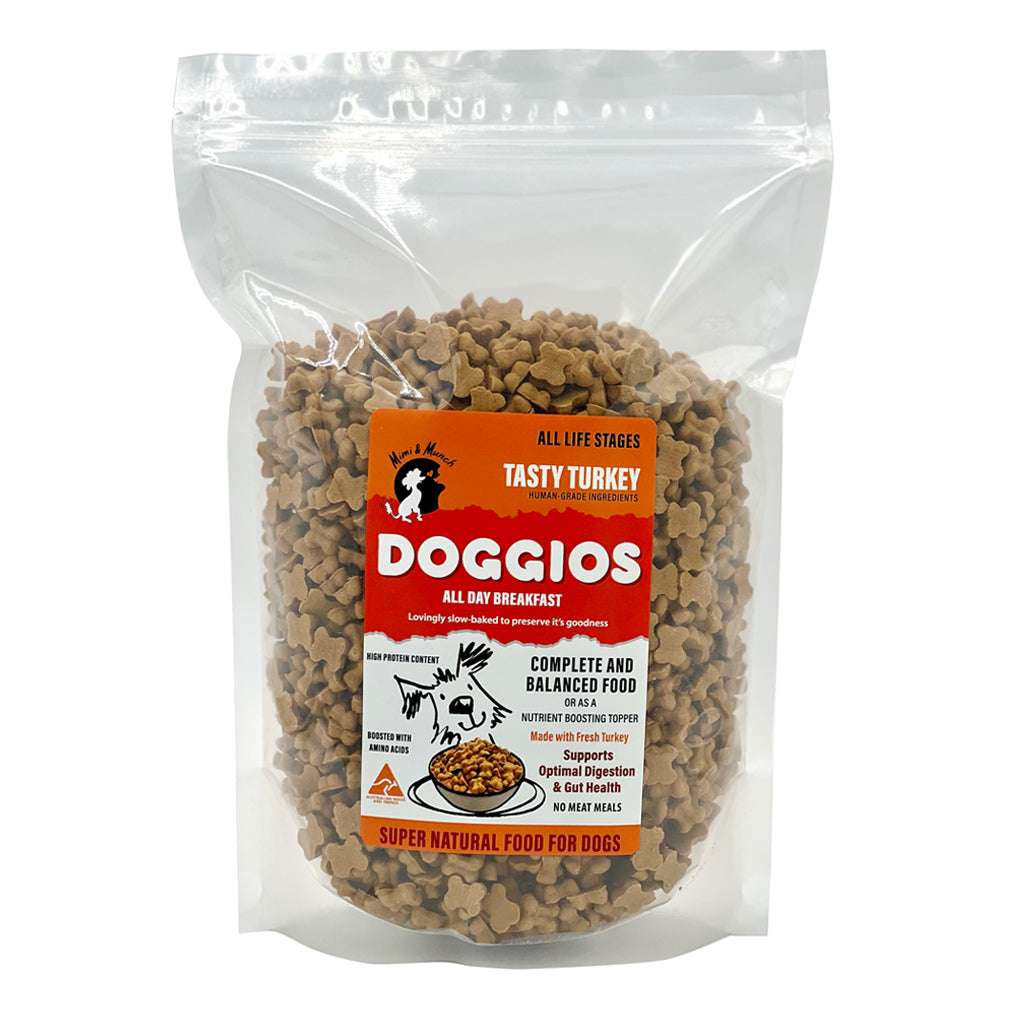 Doggios Roast Turkey - Tasty Turkey Dog Food 1.25kg Pet Savers