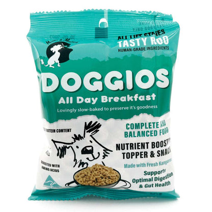 Doggios Tasty Kangaroo - All Day Breakfast Dog Food Snack Pack 100g Pet Savers
