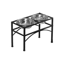 PaWz Dual Elevated Raised Pet Dog Feeder Medium-1910113146962579457