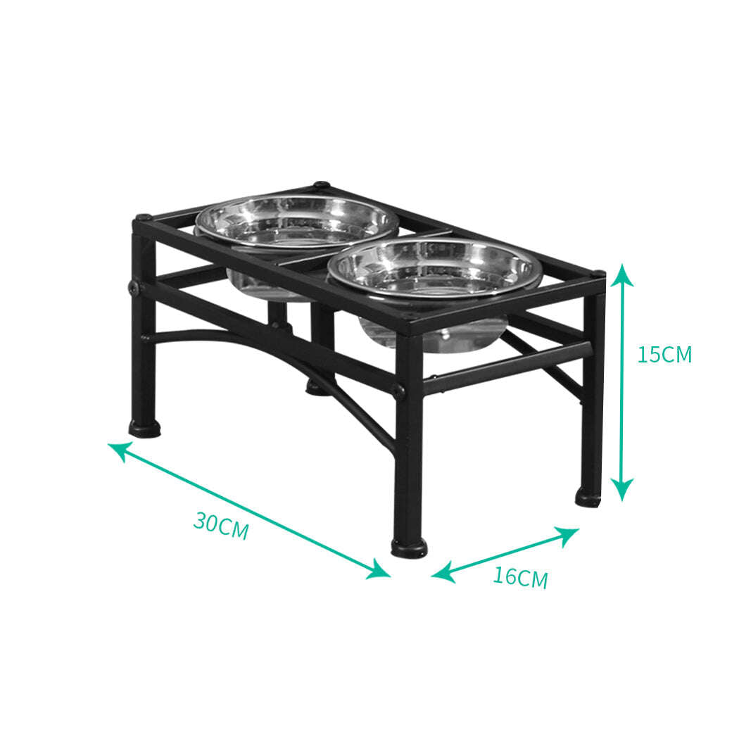 PaWz Dual Elevated Raised Pet Dog Feeder Small-1910113147138740226