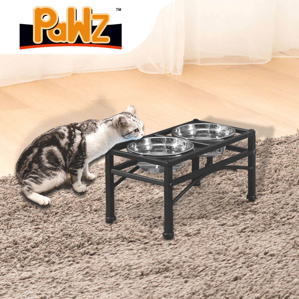 PaWz Dual Elevated Raised Pet Dog Feeder Small-1910113147138740230