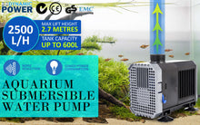Dynamic Power 2500L/H Submersible Pond Water Pump Pet Savers