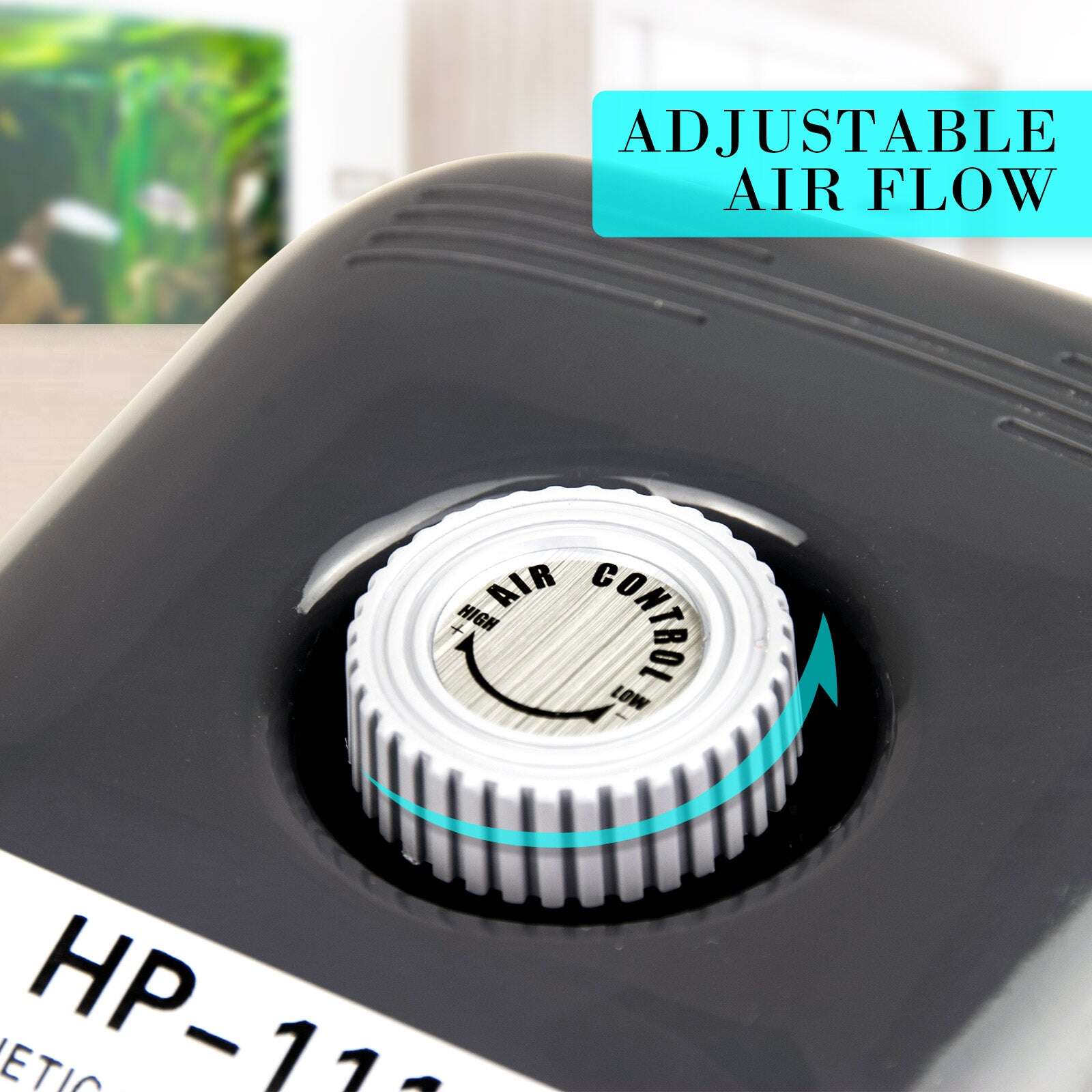 Dynamic Power 4 Outlet Aquarium Air Pump 360L/H Pet Savers