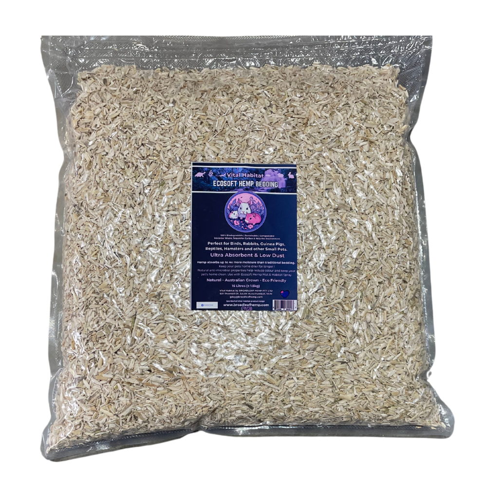 Ecosoft Natural Hemp Bedding 10L ±1.5kg Pet Savers