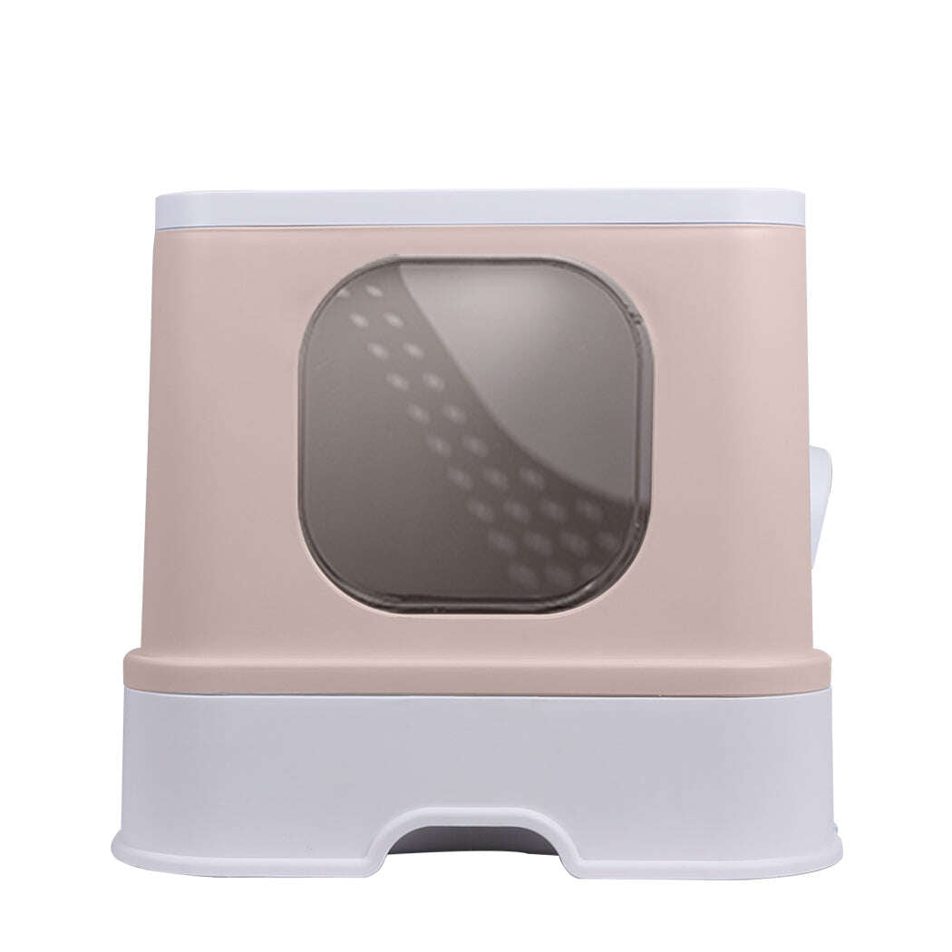 PaWz Cat Litter Box Fully Enclosed Kitty Coffee-1910112950874673153