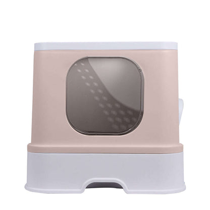 PaWz Cat Litter Box Fully Enclosed Kitty Coffee-1910112950874673153