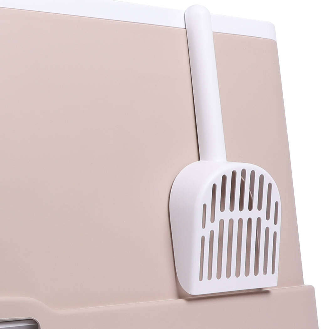 PaWz Cat Litter Box Fully Enclosed Kitty Coffee-1910112950874673157