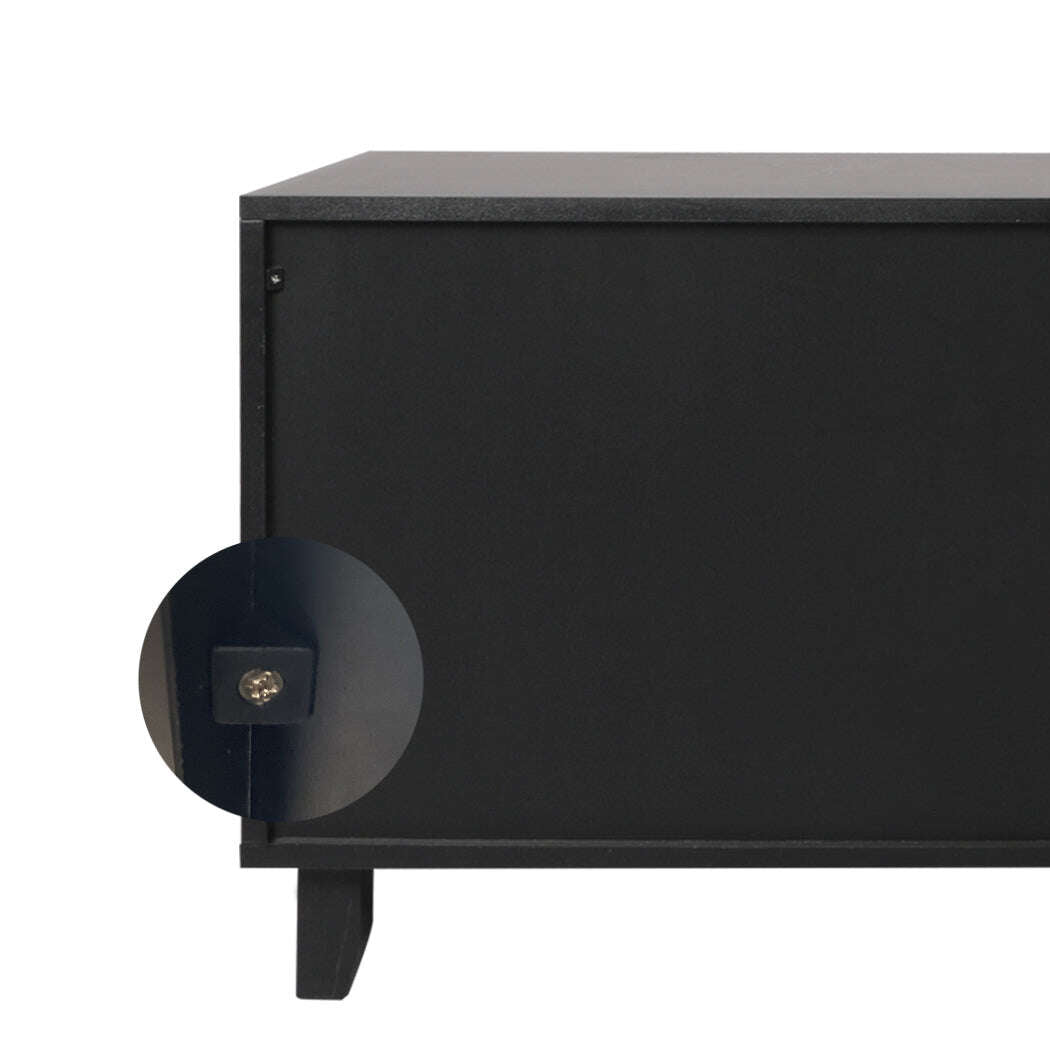 PaWz Enclosed Cat Litter Cabinet Box Black-1910112468802342917