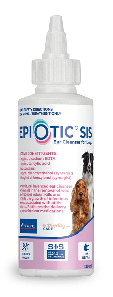 Epi-Otic Ear SIS Cleaner for Dogs & Cats - 120ml
