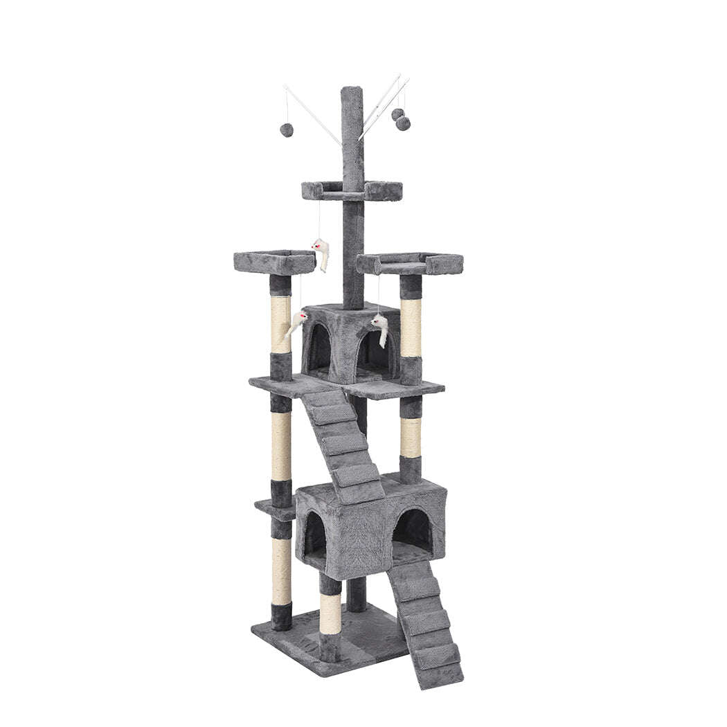 PaWz Cat Tree Scratching Post Scratcher Grey-1910113147604307968