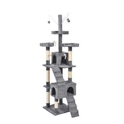 PaWz Cat Tree Scratching Post Scratcher Grey-1910113147604307968