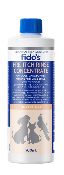 Fido's Rinse Concentrate 500ml Pet Savers