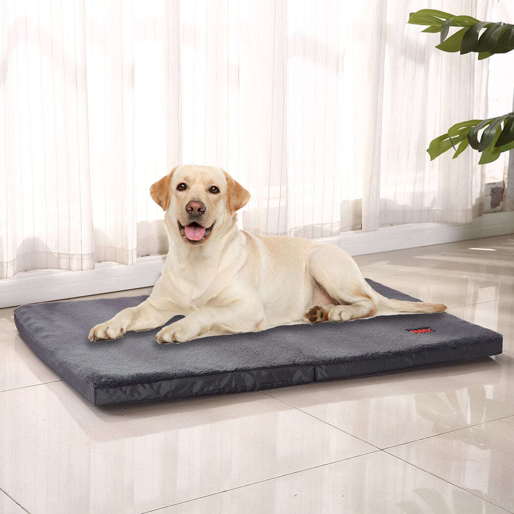 PaWz Pet Bed Foldable Dog Puppy Beds Grey Medium-1910113142122352647