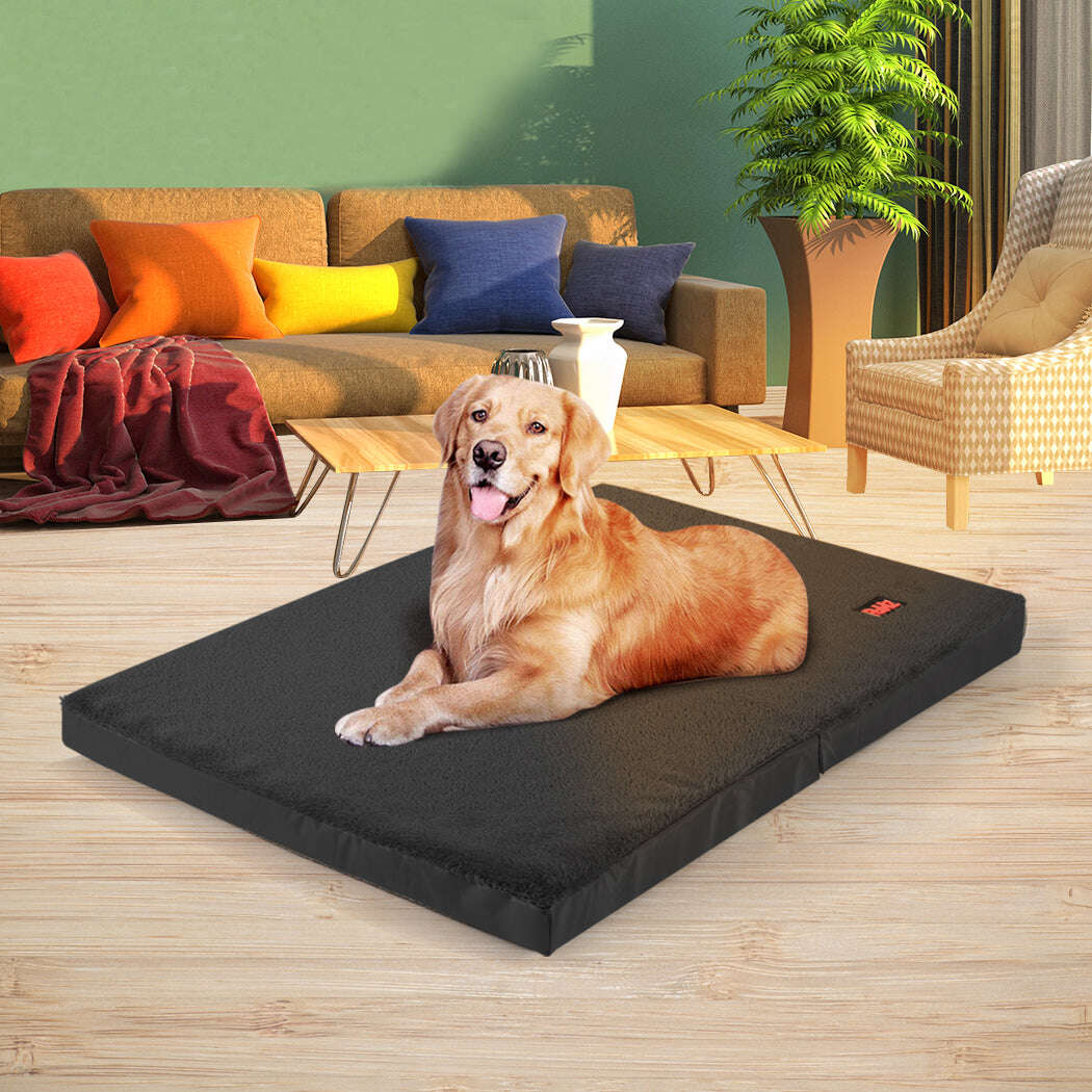 PaWz Pet Bed Foldable Dog Puppy Beds Black Medium-1910113141891665927